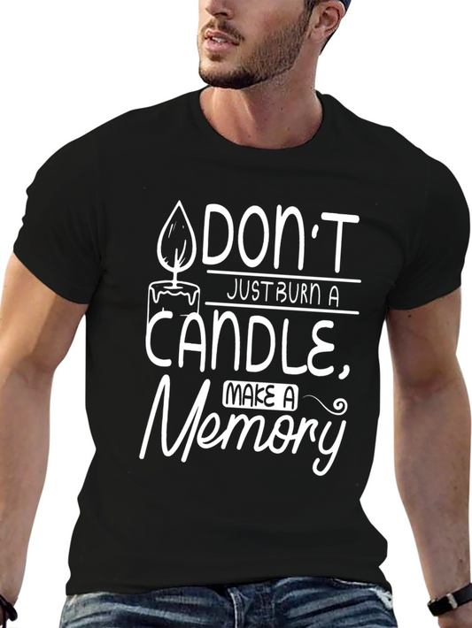 Candle Memory T-Shirt - Burn a Memory Tee
