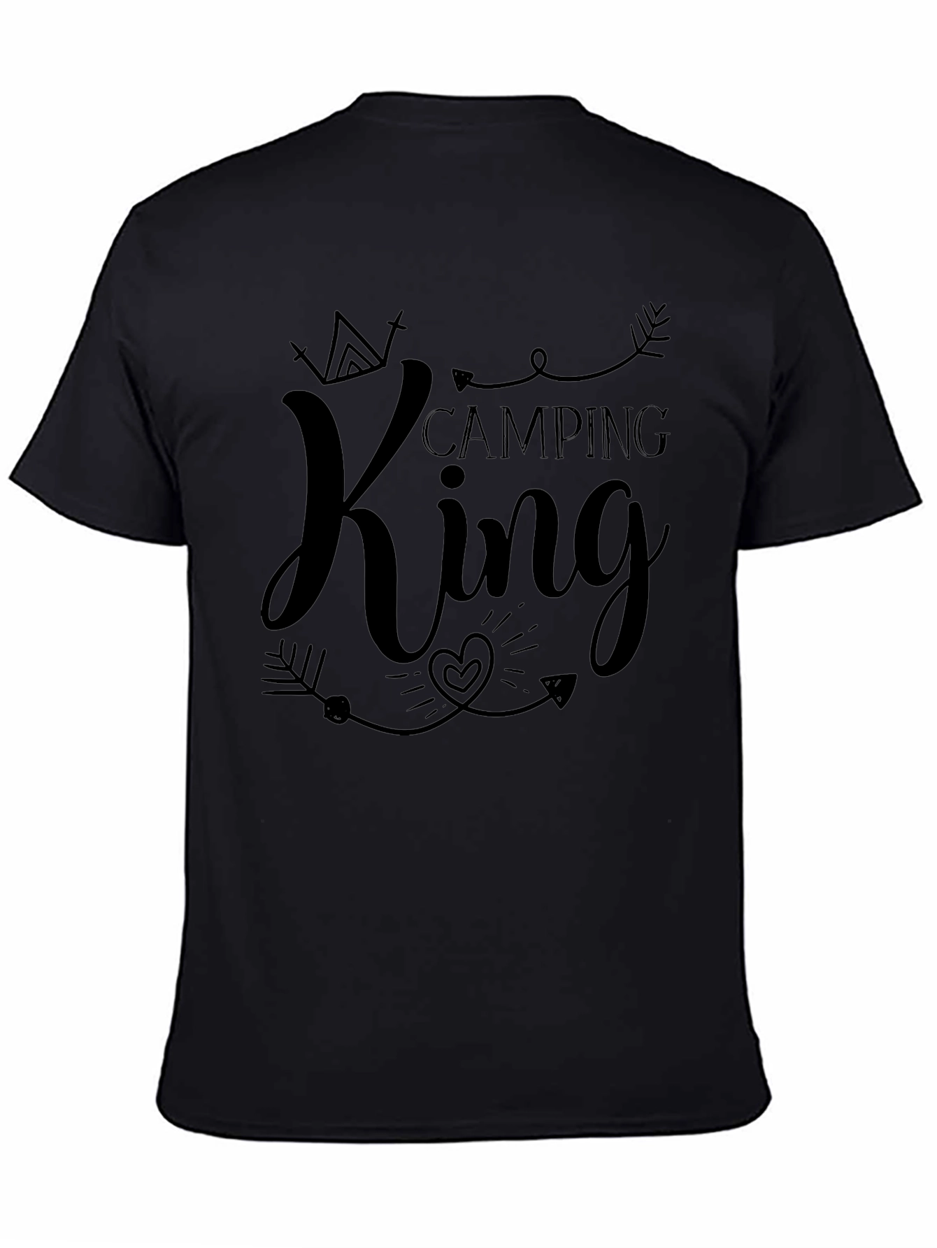 Camping King Graphic T-Shirt - Adventure Tee