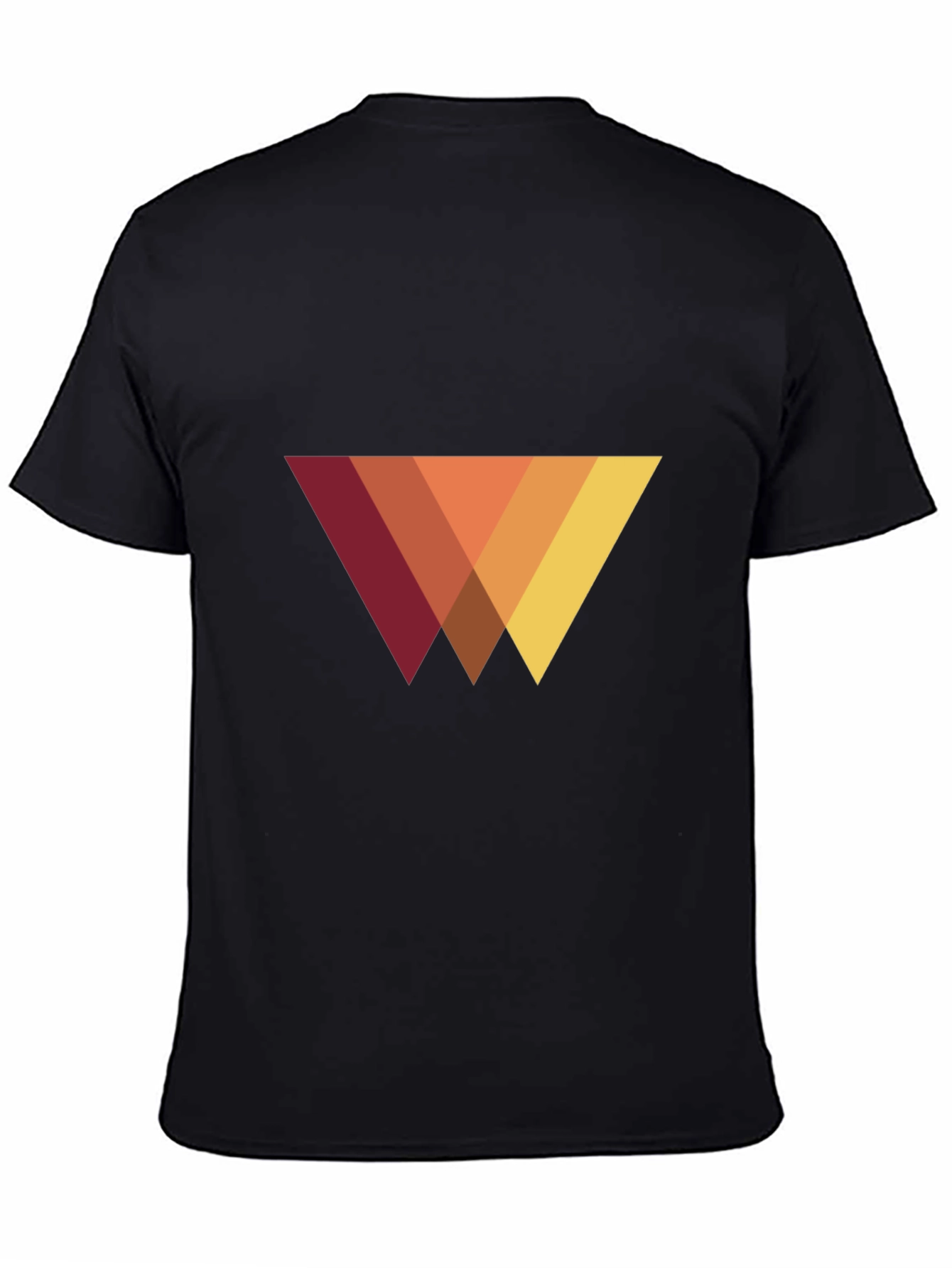 Modern Geometric Triangle T-Shirt - Casual Style