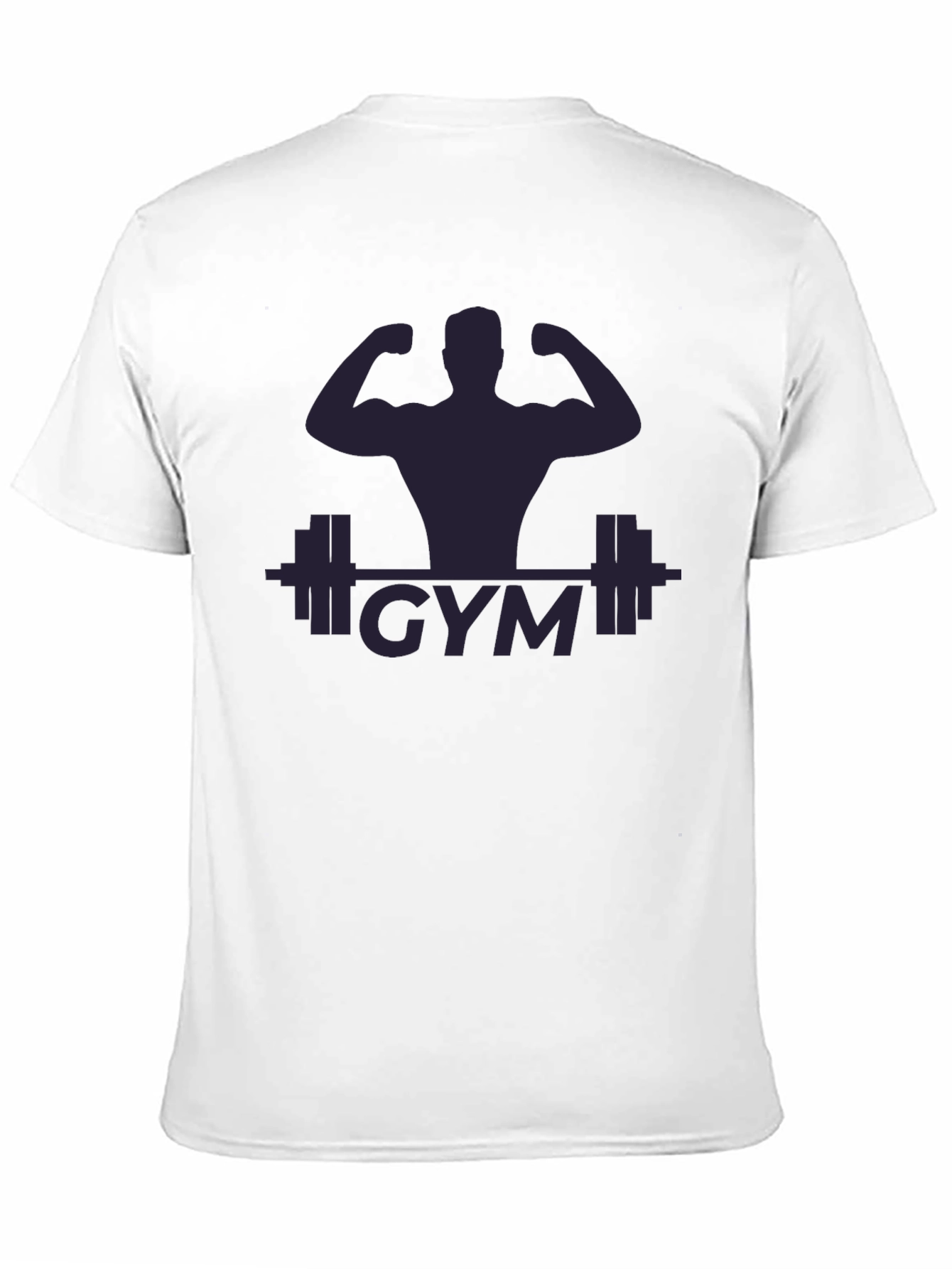 Mens Black Gym Graphic T-Shirt