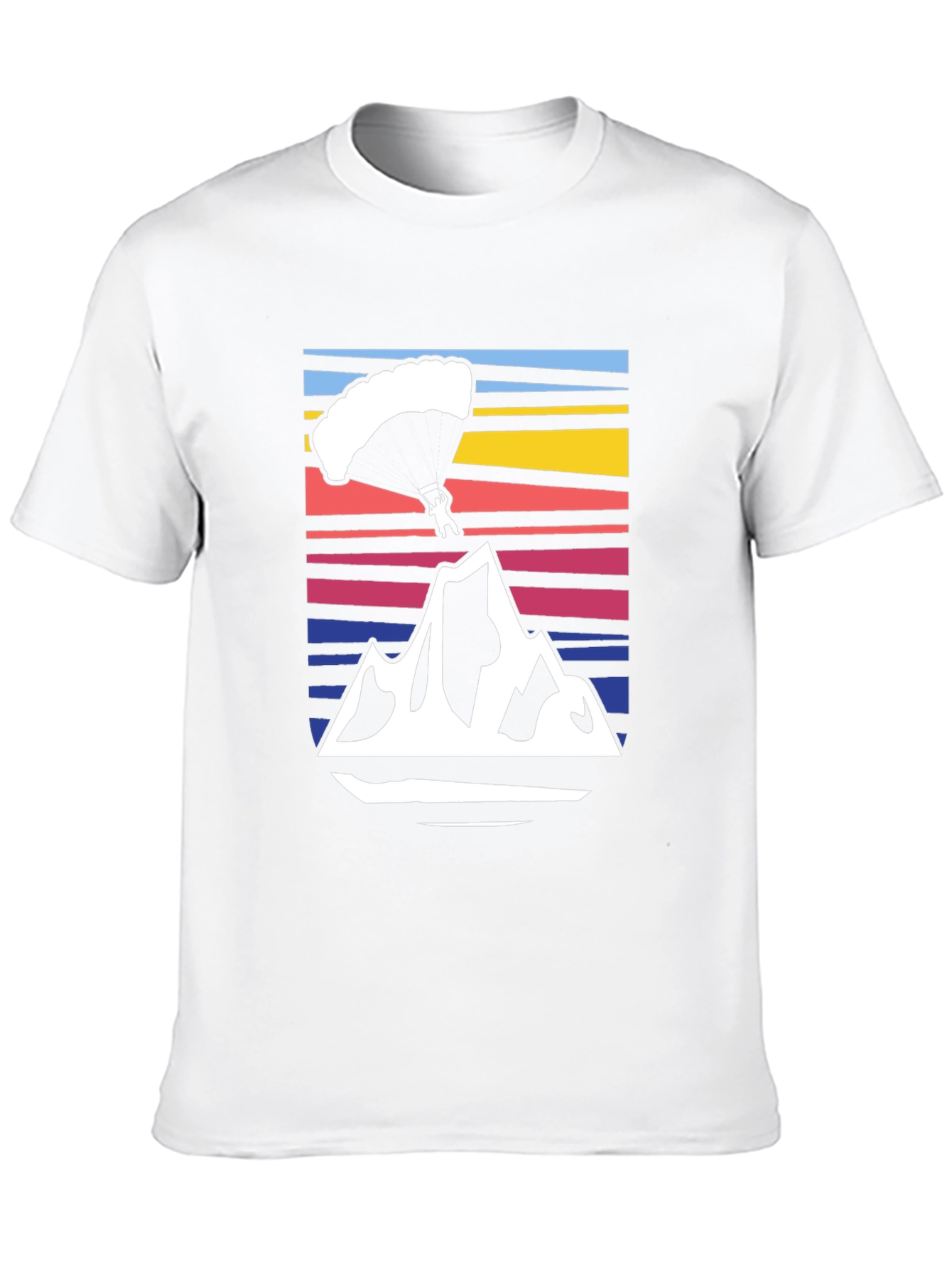 Mountain Parachute Graphic Tee - Black