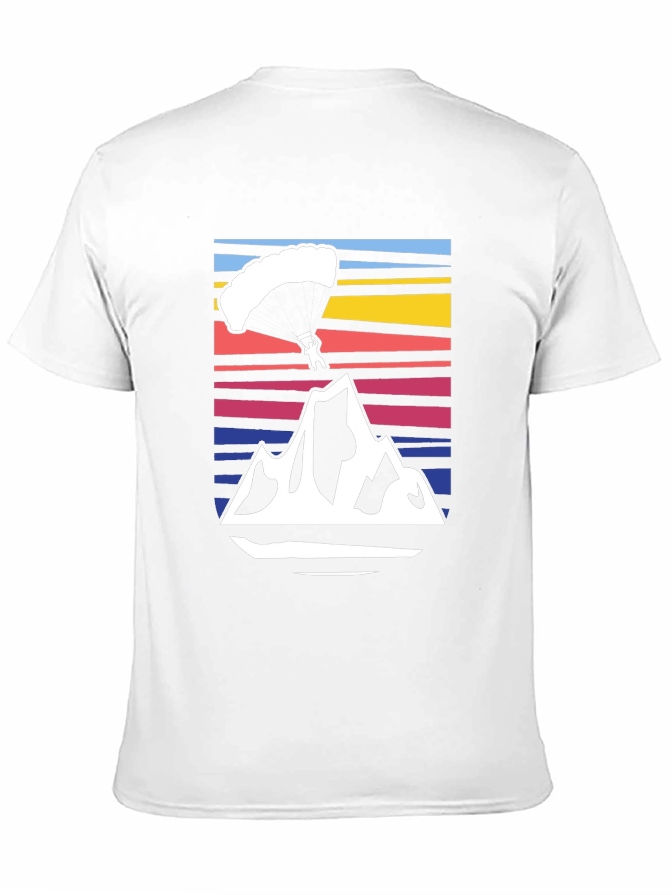 Mountain Parachute Graphic Tee - Black