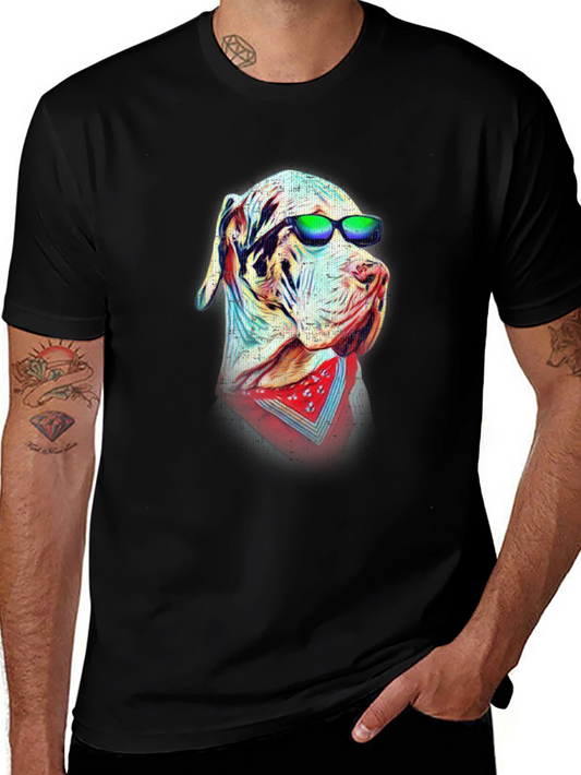 Cool Dog Graphic T-Shirt