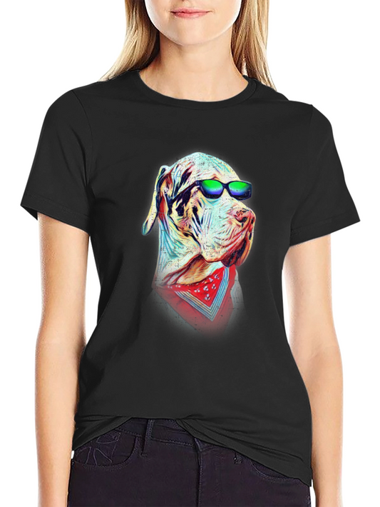Cool Dog Graphic T-Shirt