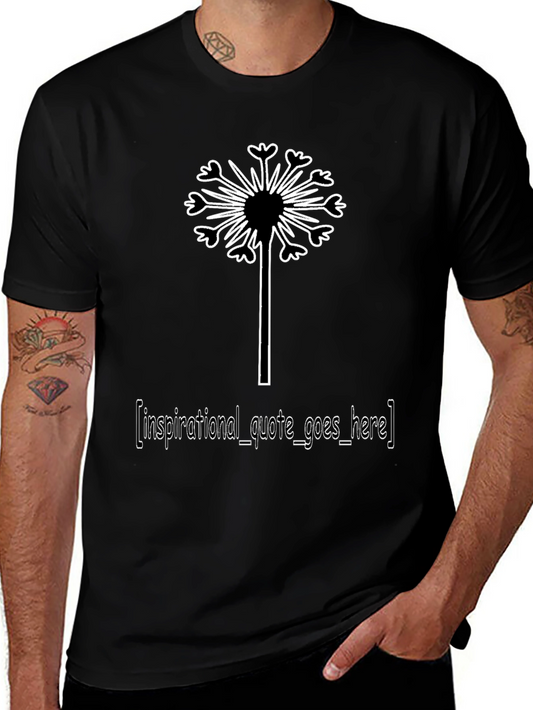 Dandelion Graphic Tee - Soft Cotton Blend