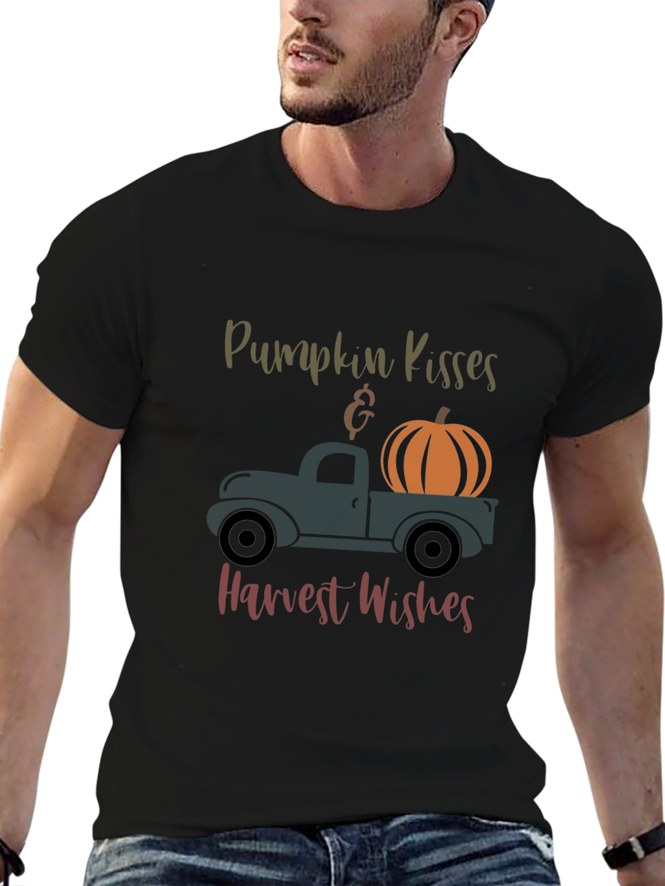 Pumpkin Kisses & Harvest Wishes Graphic Tee