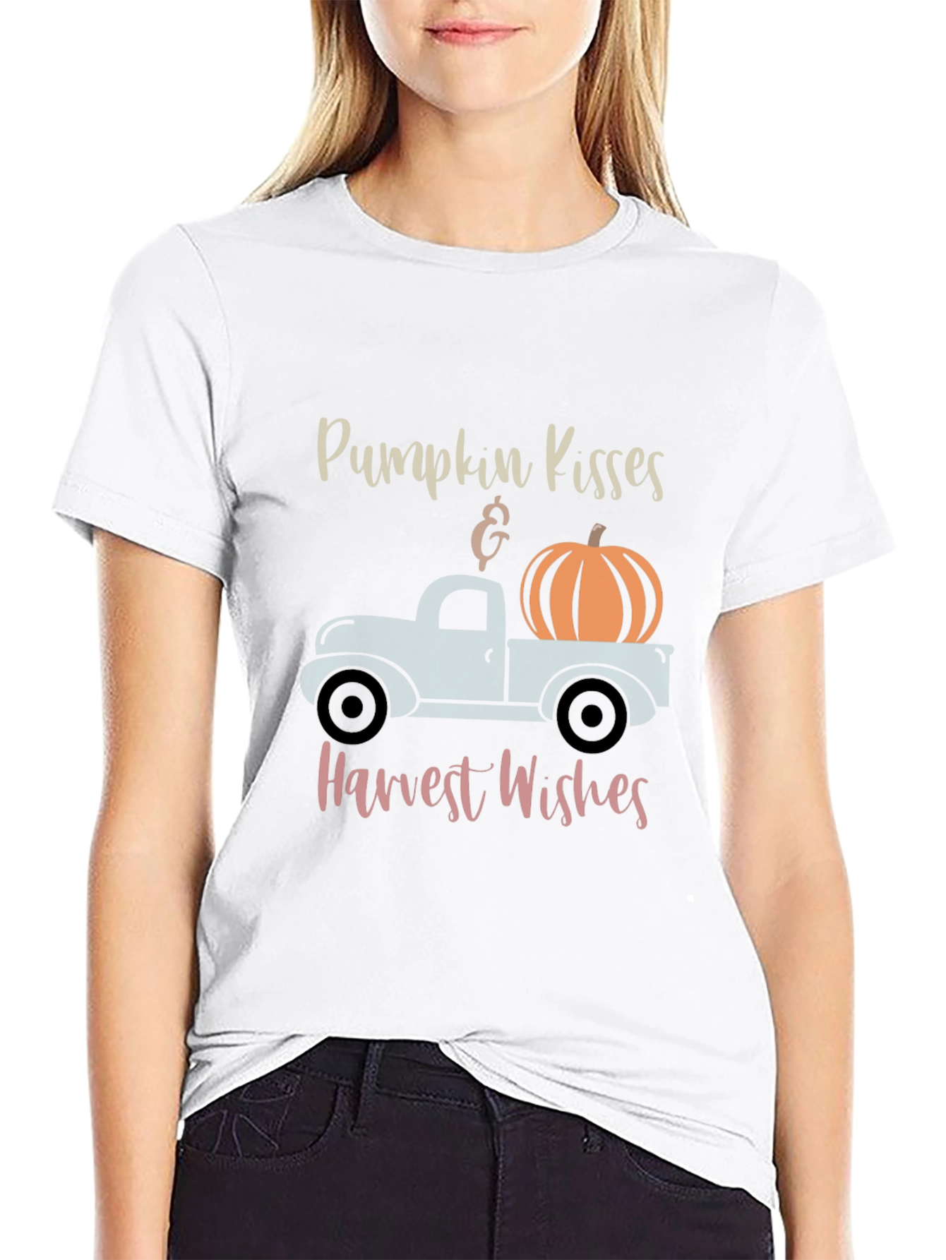 Pumpkin Kisses & Harvest Wishes Graphic Tee