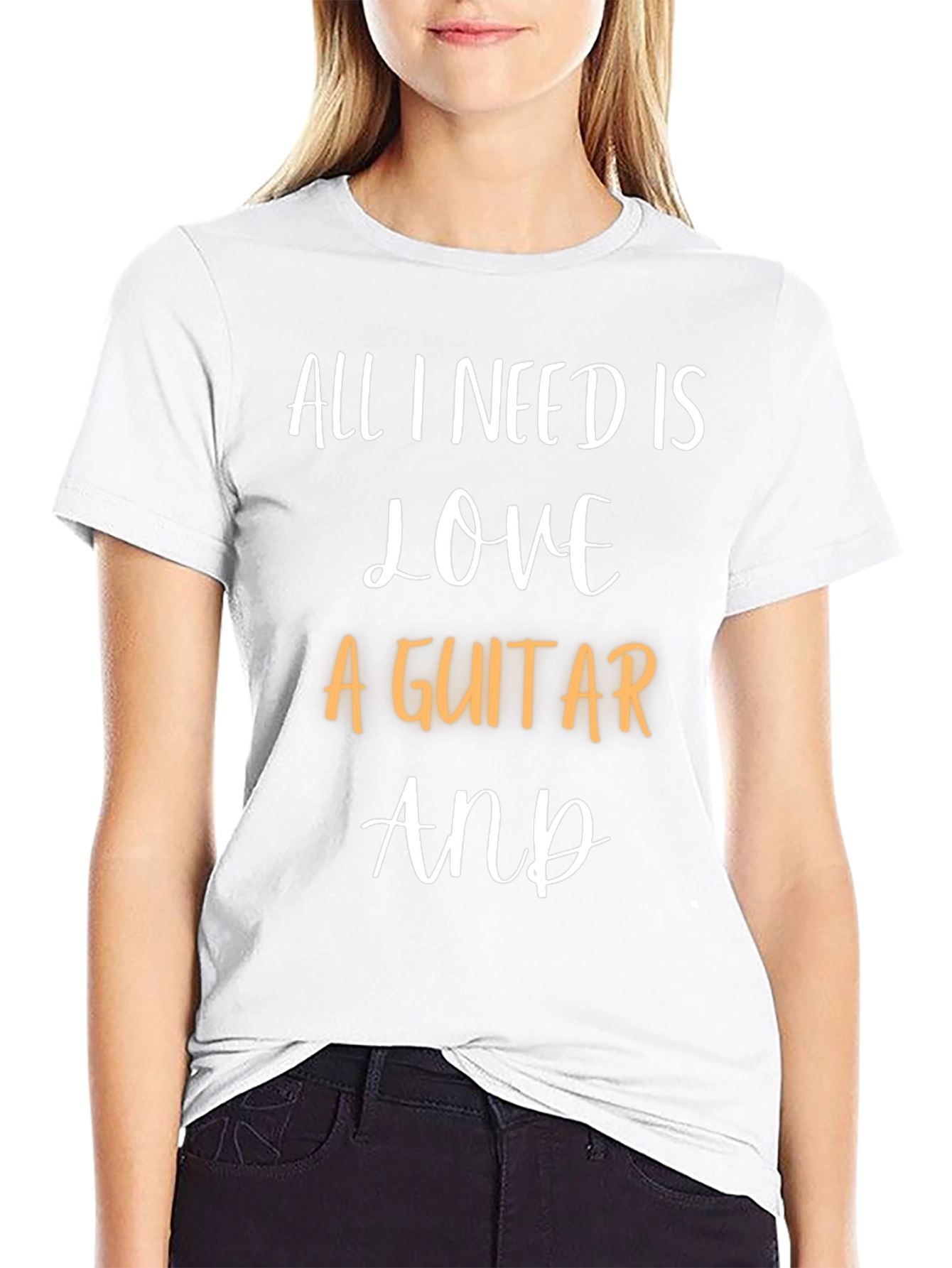 All I Need Is Love & A Guitar T-Shirt