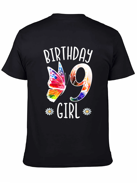 Birthday Girl Number 9 T-Shirt