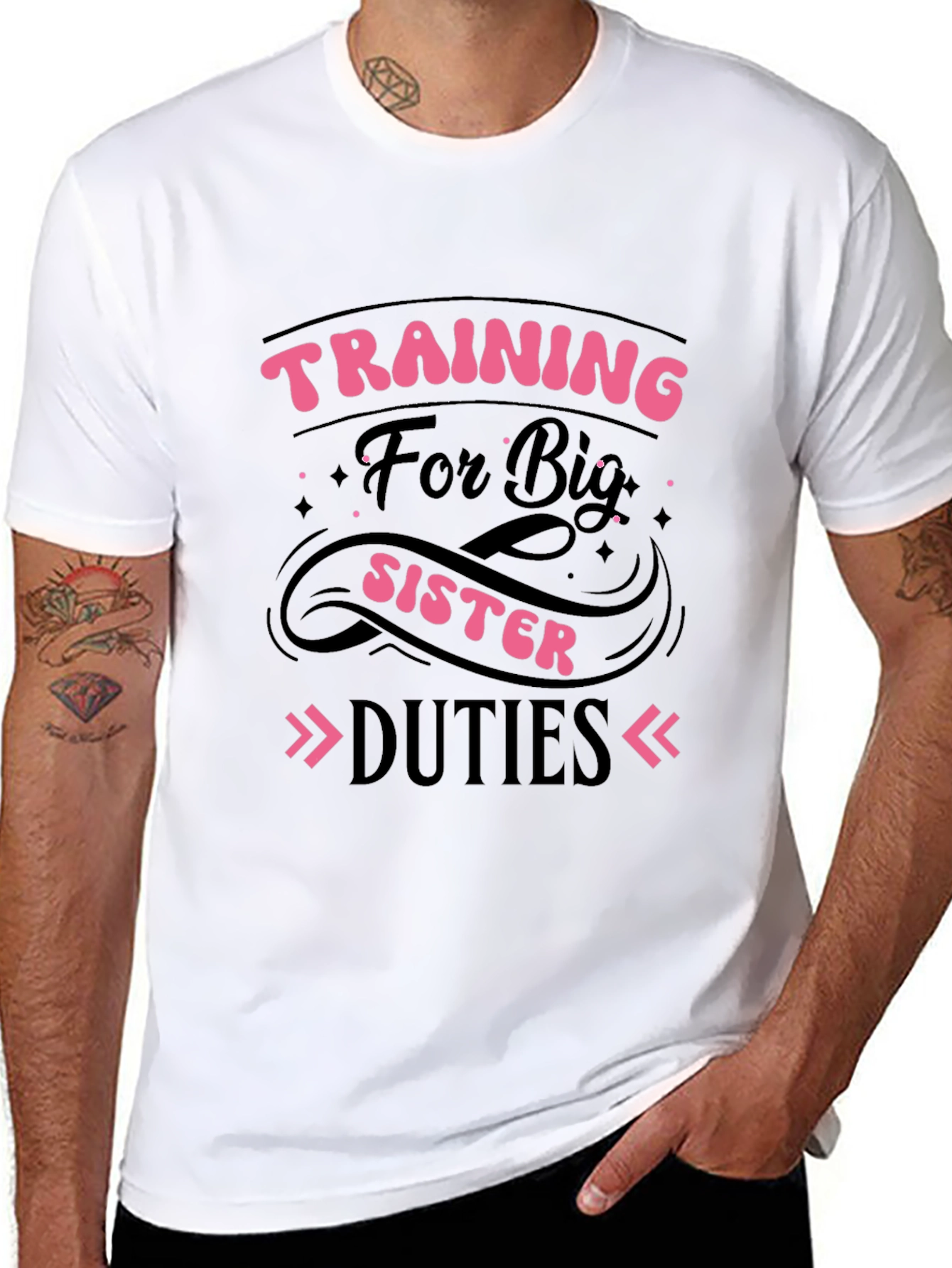 Training For Big Sister Duties T-Shirt