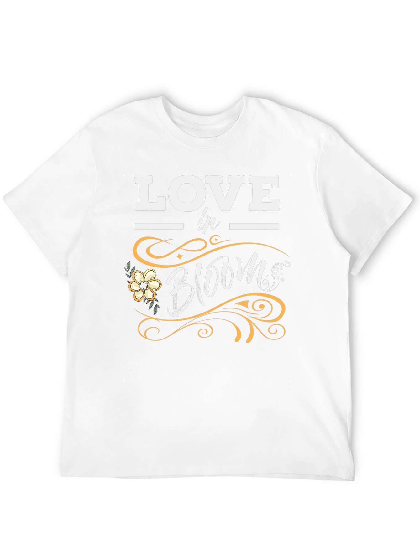 Love in Bloom Graphic Tee - Black