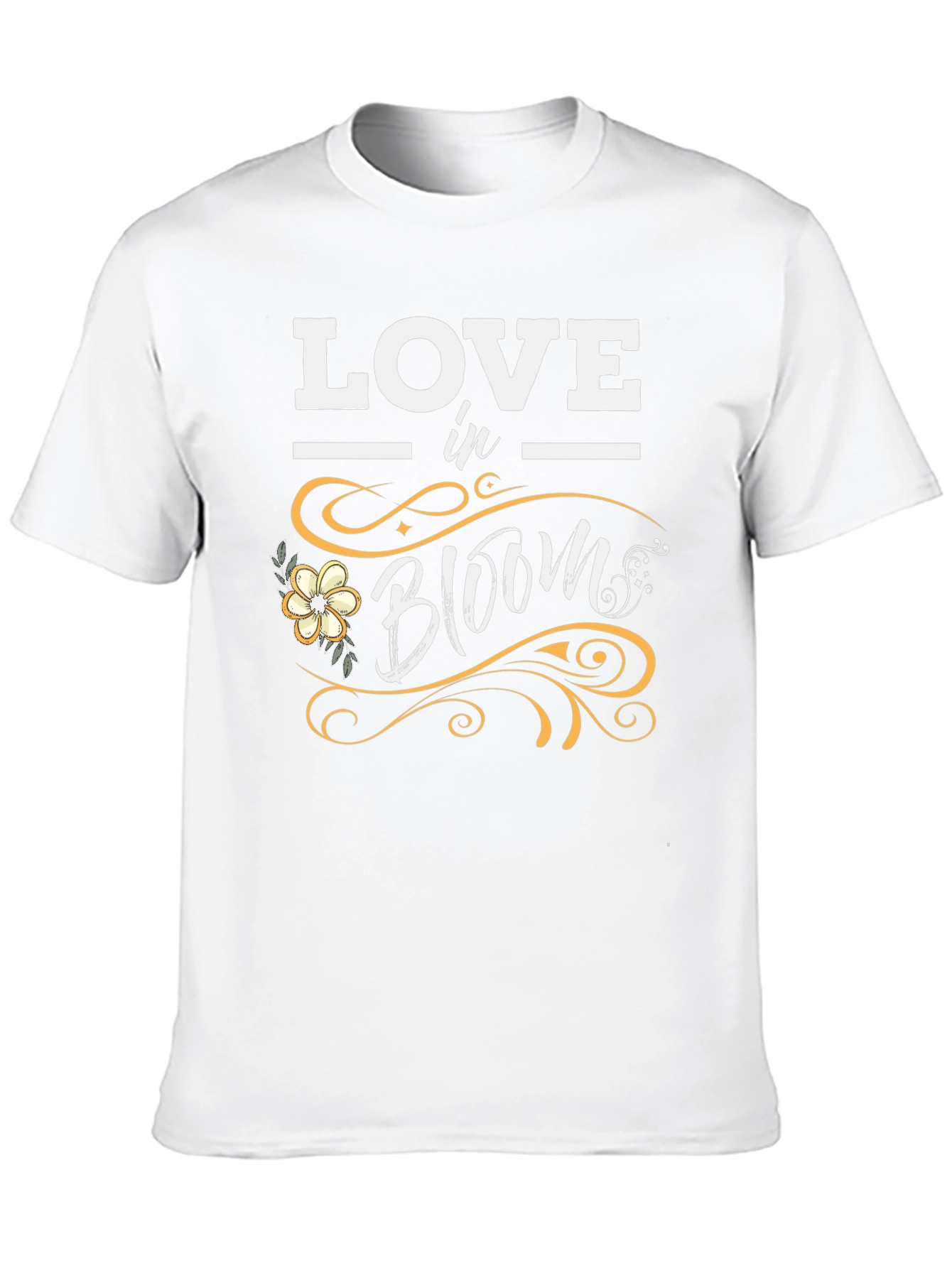 Love in Bloom Graphic Tee - Black