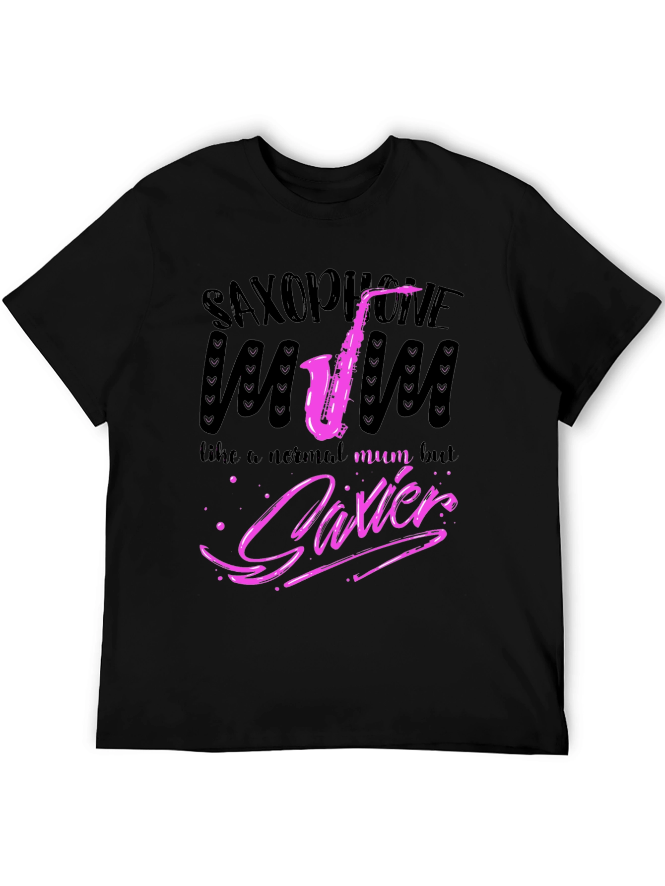Saxophone Mum Funny Graphic T-Shirt