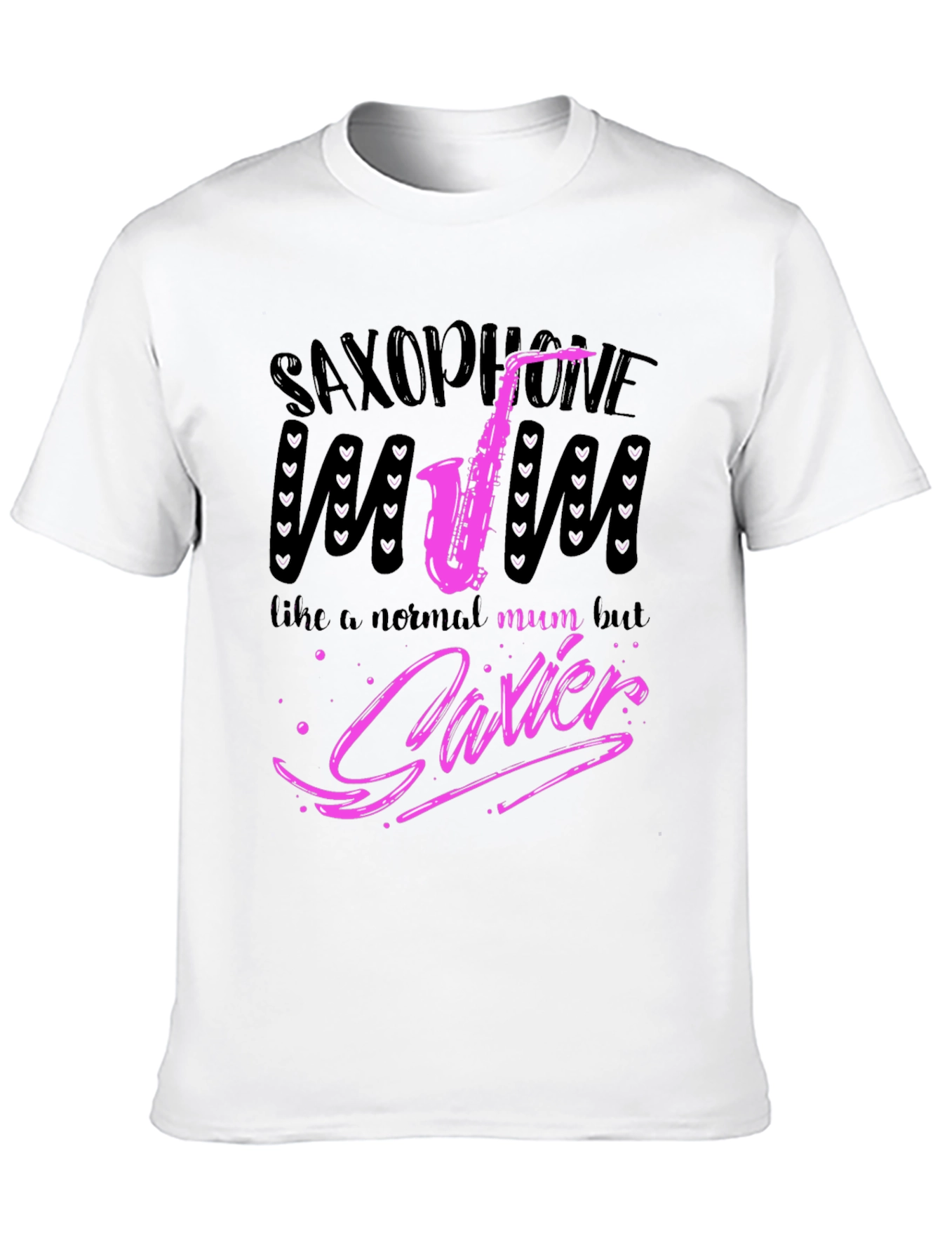 Saxophone Mum Funny Graphic T-Shirt