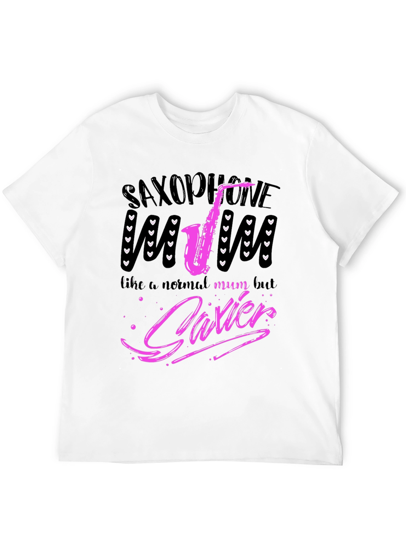 Saxophone Mum Funny Graphic T-Shirt