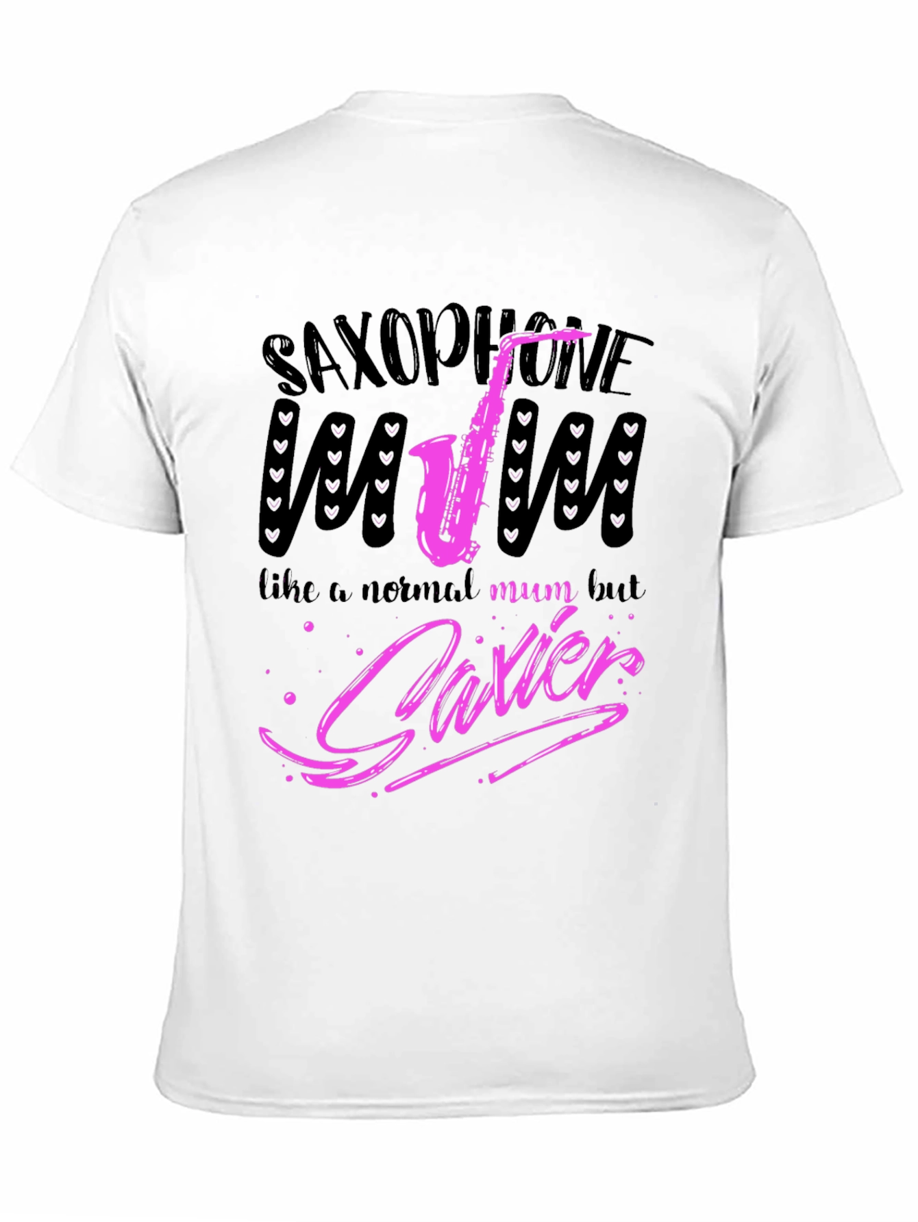 Saxophone Mum Funny Graphic T-Shirt
