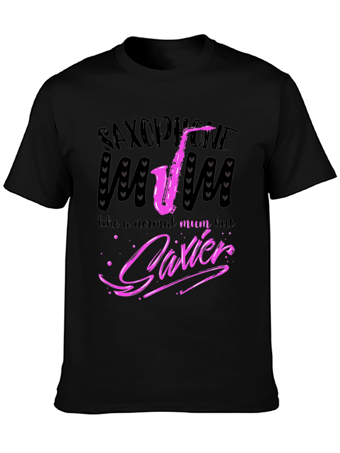 Saxophone Mum Funny Graphic T-Shirt