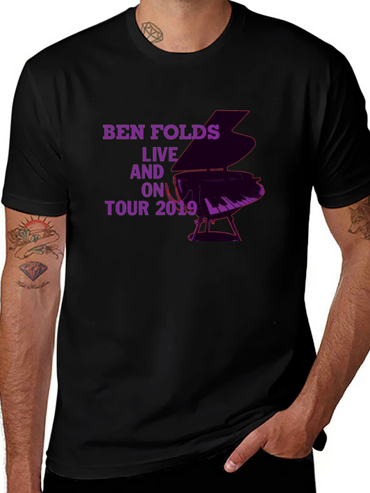 Ben Folds Live On Tour 2019 Black T-Shirt