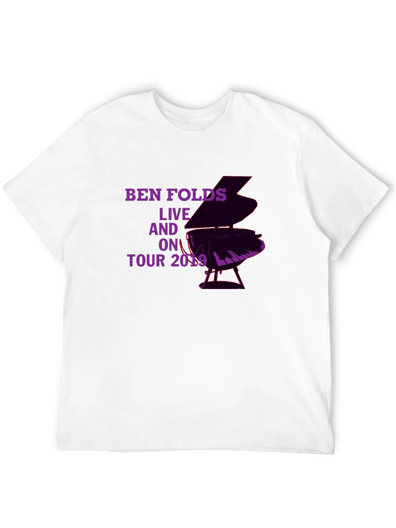 Ben Folds Live On Tour 2019 Black T-Shirt