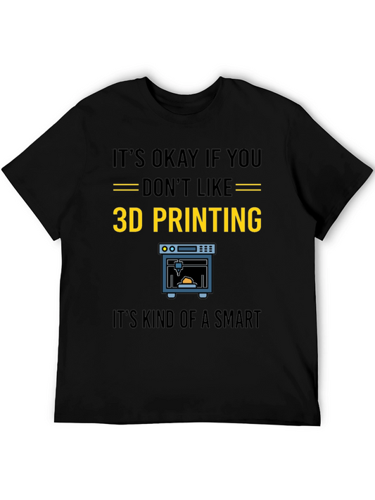 Funny 3D Printing T-Shirt for Tech Enthusiasts