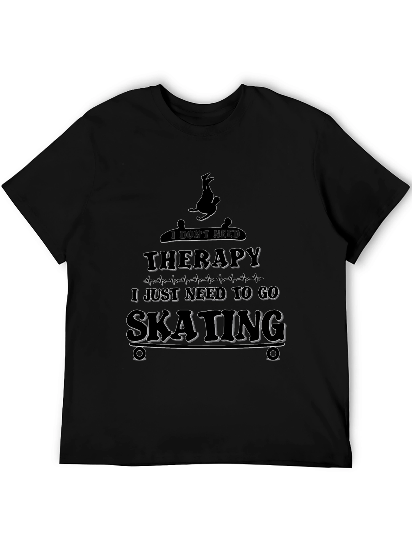 Skating Therapy T-Shirt - Skateboarding Graphic Tee