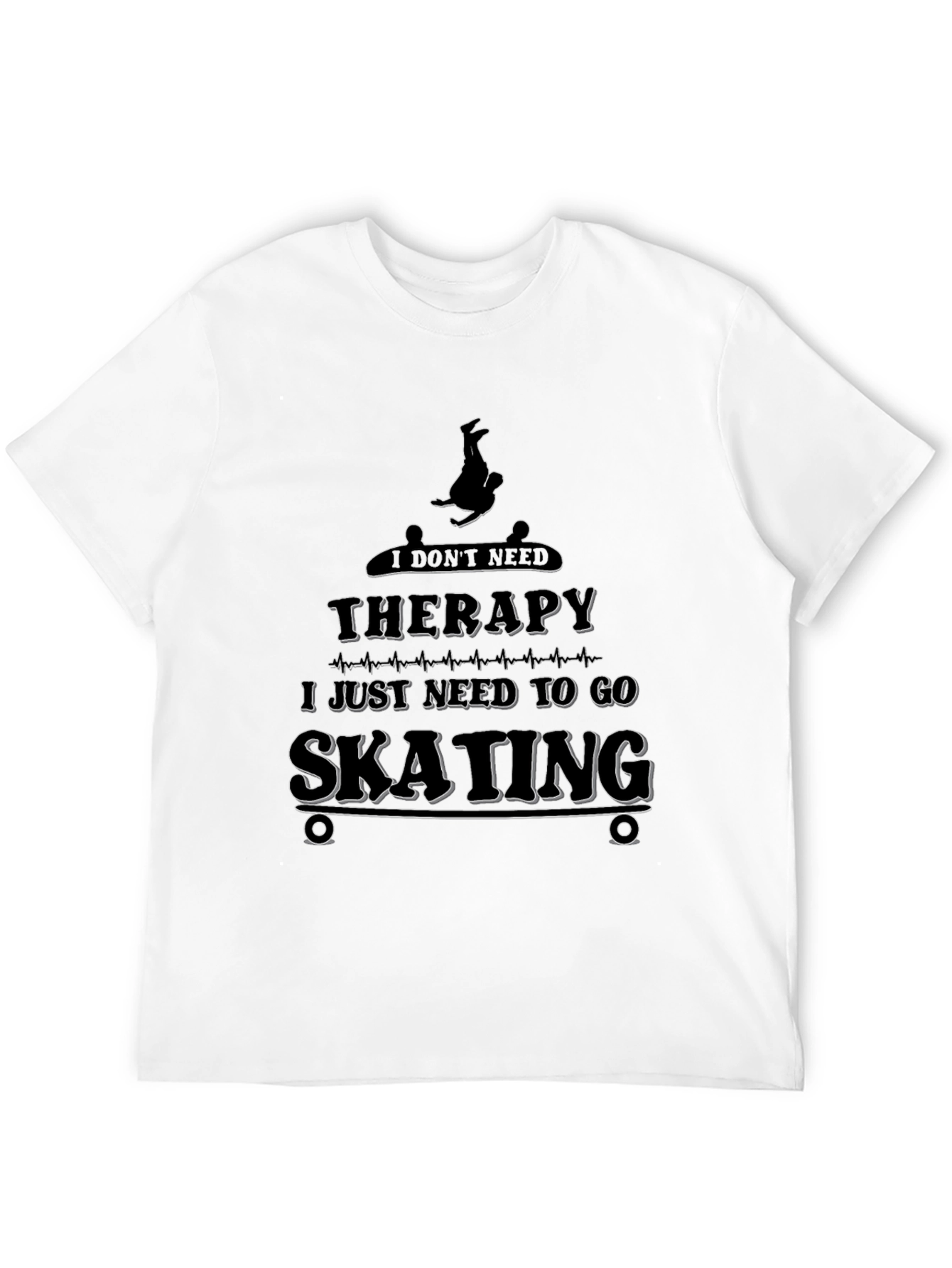 Skating Therapy T-Shirt - Skateboarding Graphic Tee