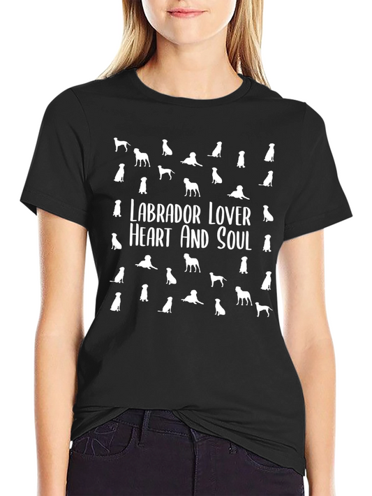 Labrador Lover Heart and Soul Graphic T-Shirt