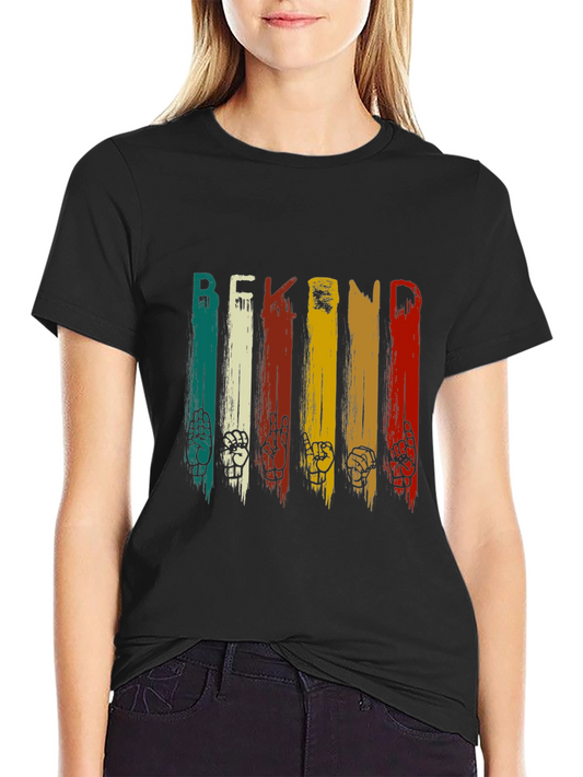 Be Kind Vintage Sign Language T-Shirt