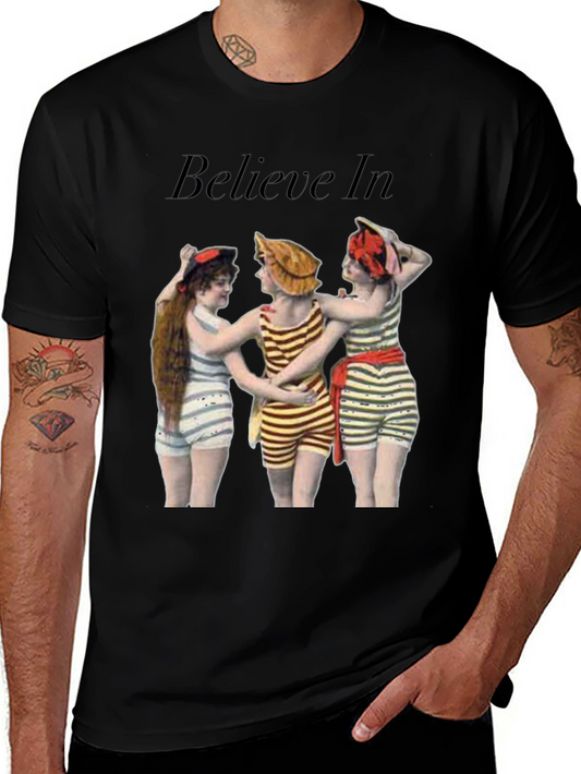 Believe In Vintage Swimsuit T-Shirt