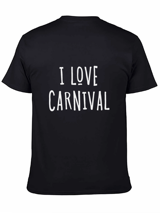 I Love Carnival Black T-Shirt