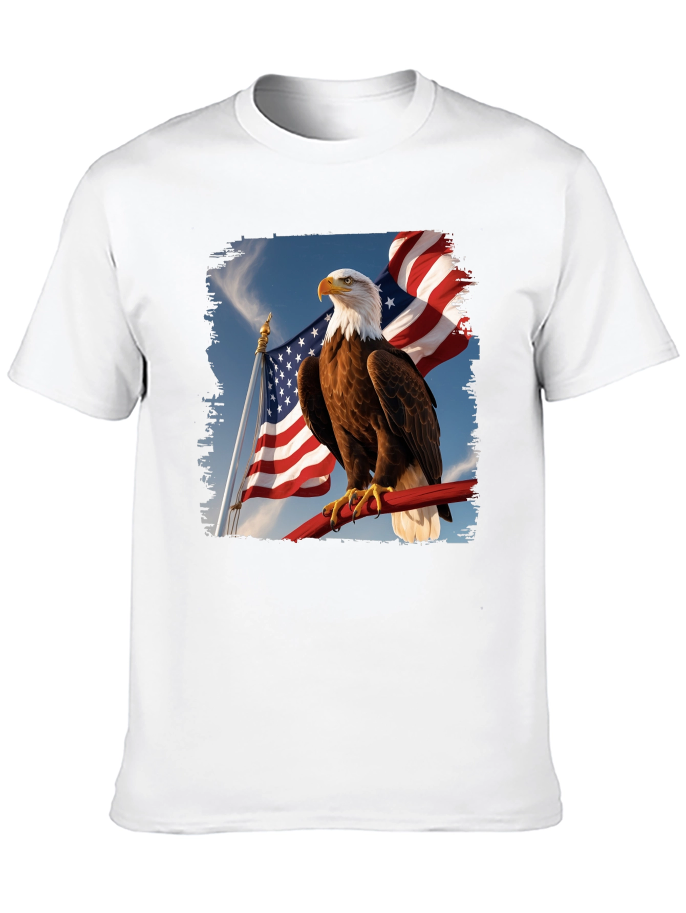 Eagle & American Flag Graphic Tee
