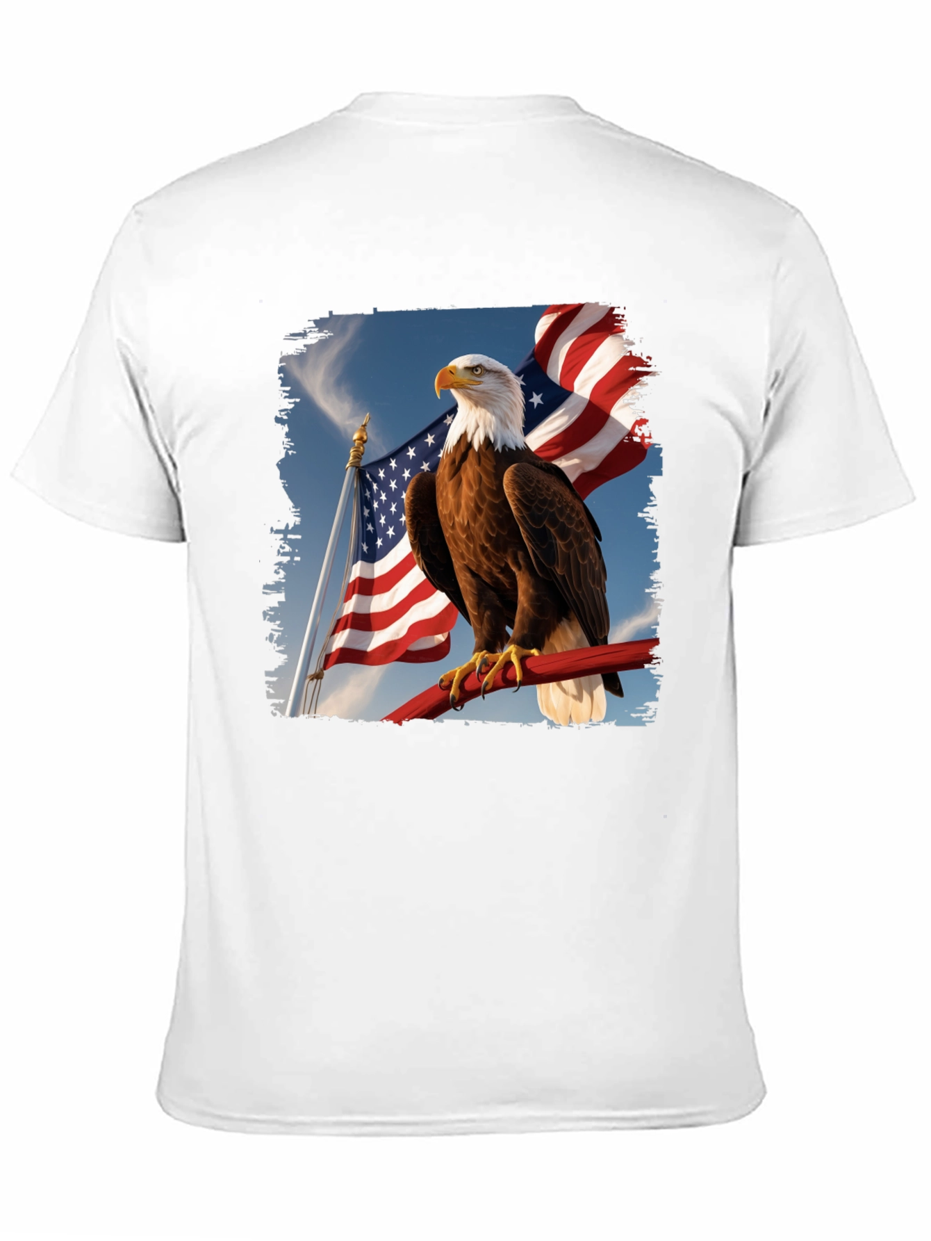Eagle & American Flag Graphic Tee