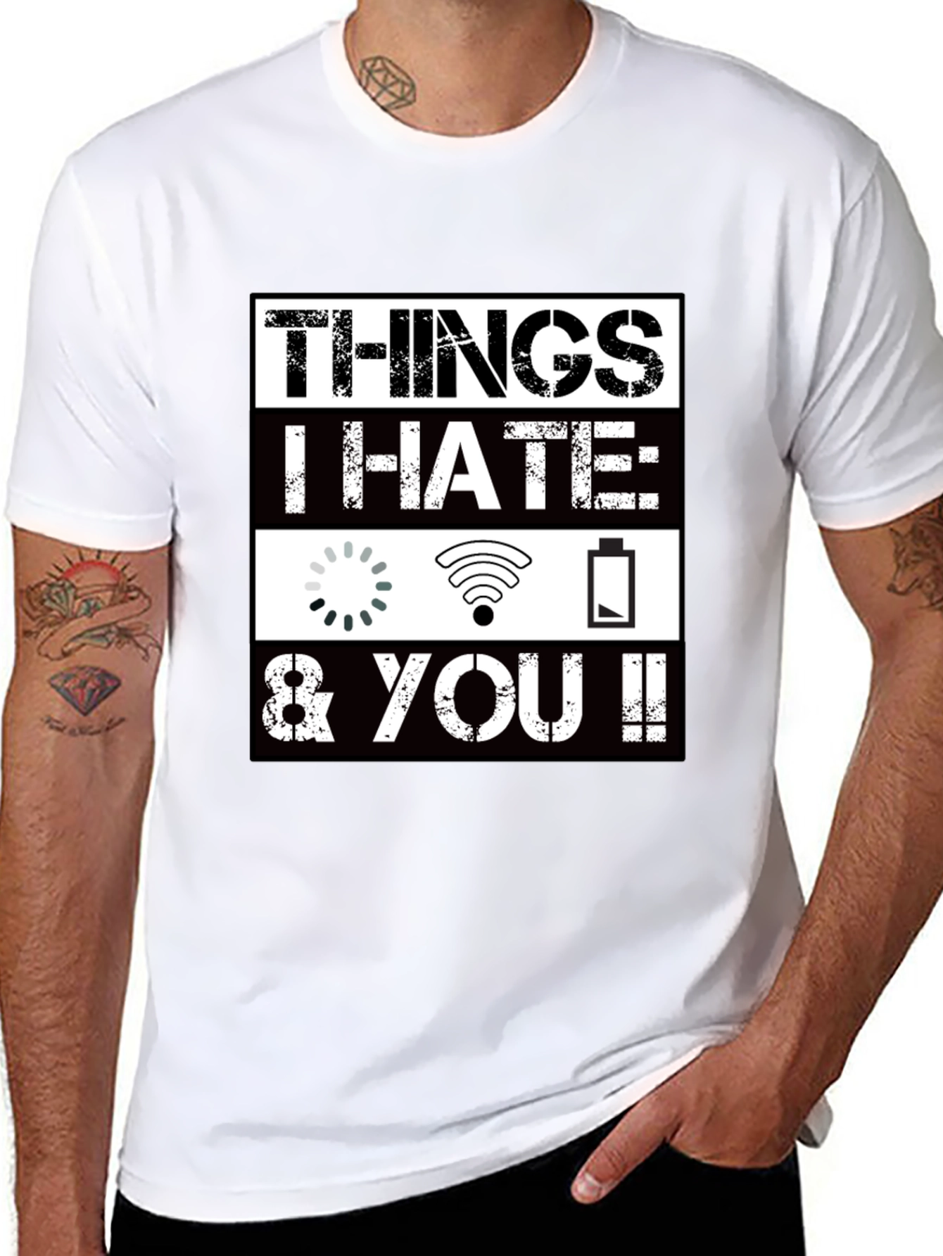 Things I Hate Funny Graphic T-Shirt