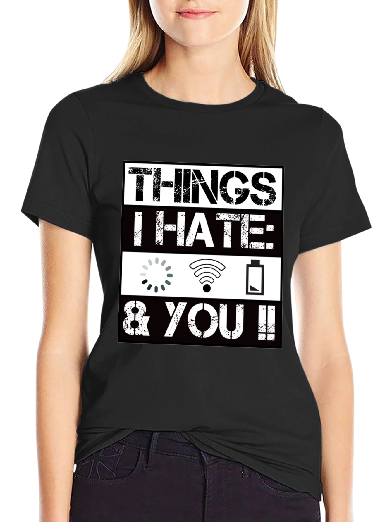 Things I Hate Funny Graphic T-Shirt