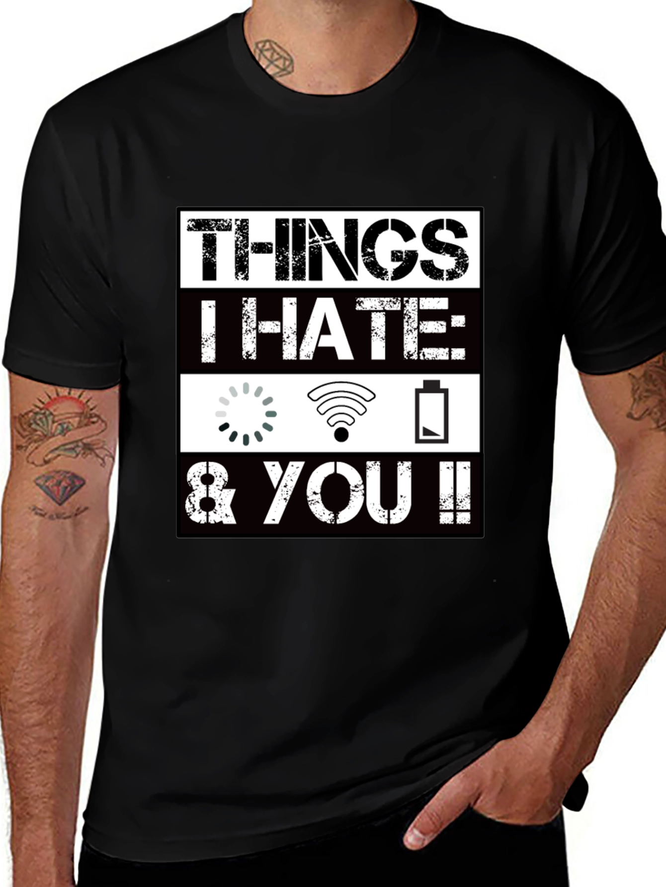 Things I Hate Funny Graphic T-Shirt