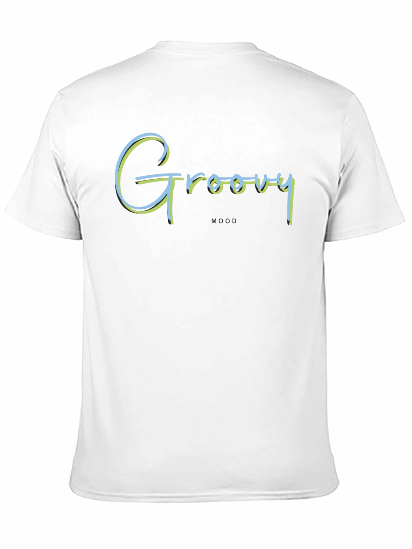 Groovy Mood T-Shirt - Retro Style Black Tee