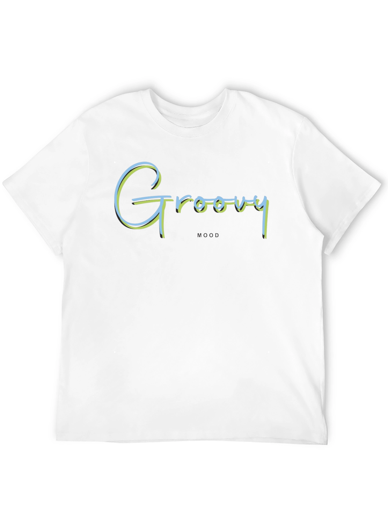 Groovy Mood T-Shirt - Retro Style Black Tee