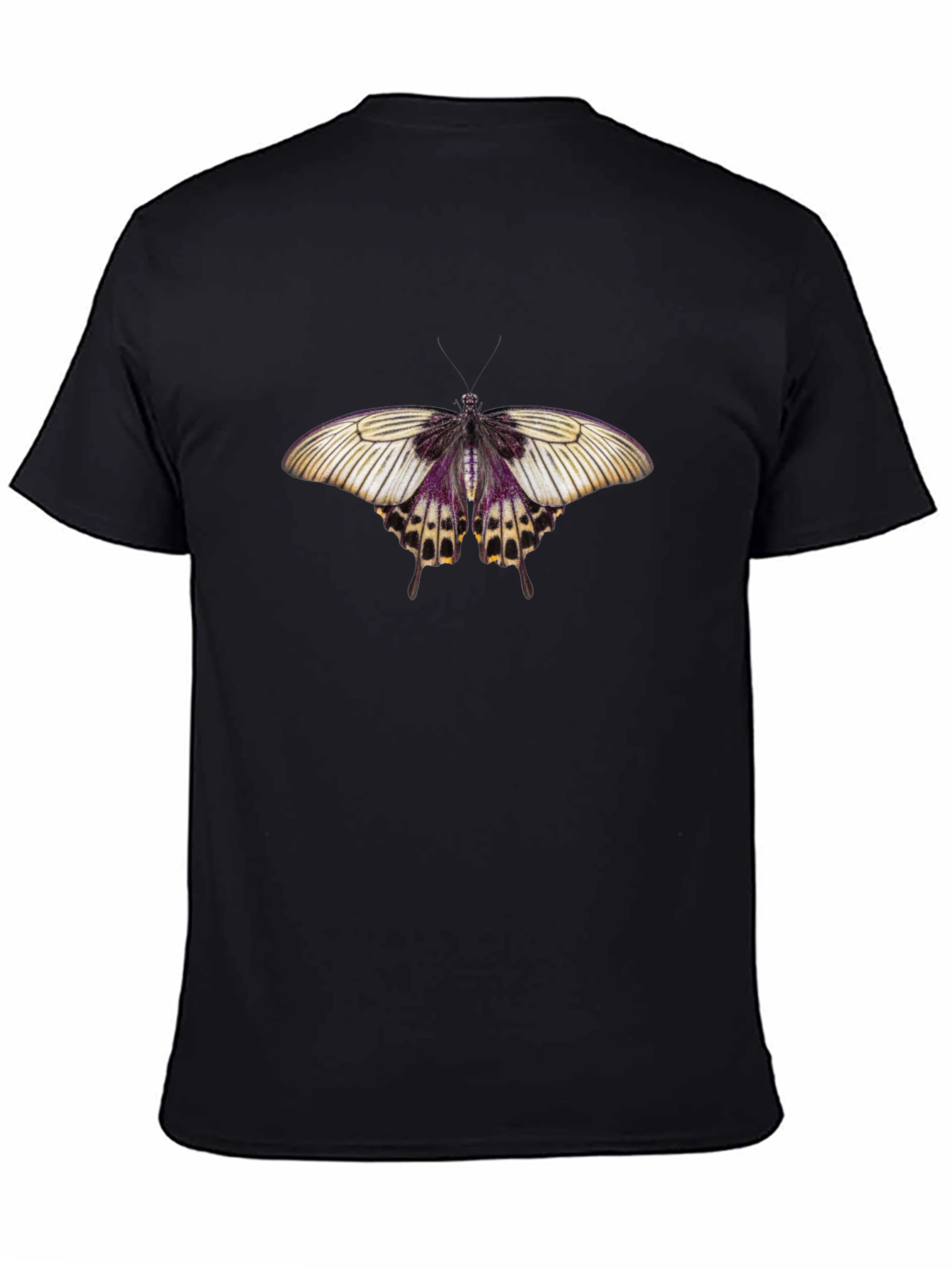 Butterfly Graphic T-Shirt - Stylish Black Tee
