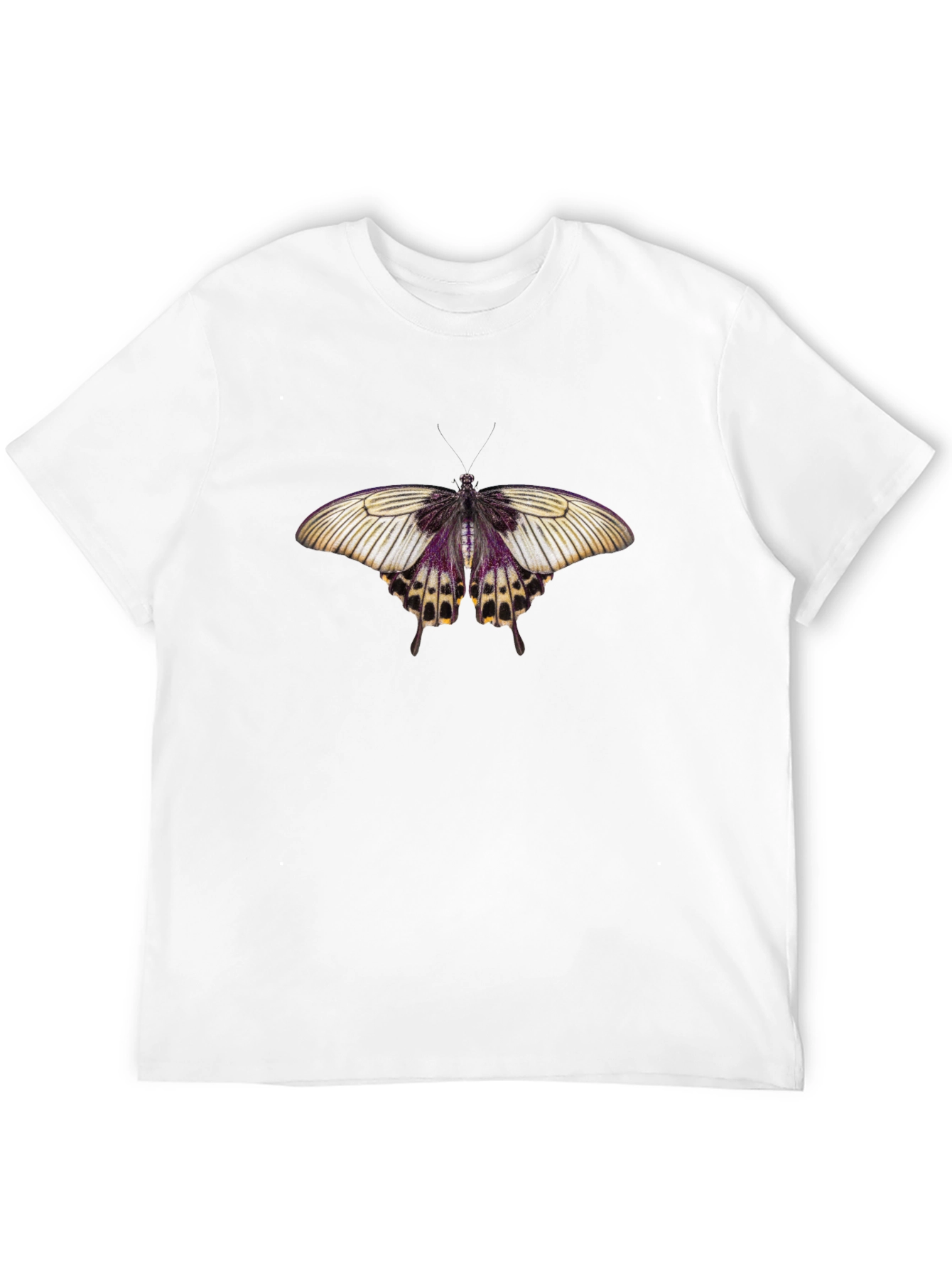 Butterfly Graphic T-Shirt - Stylish Black Tee