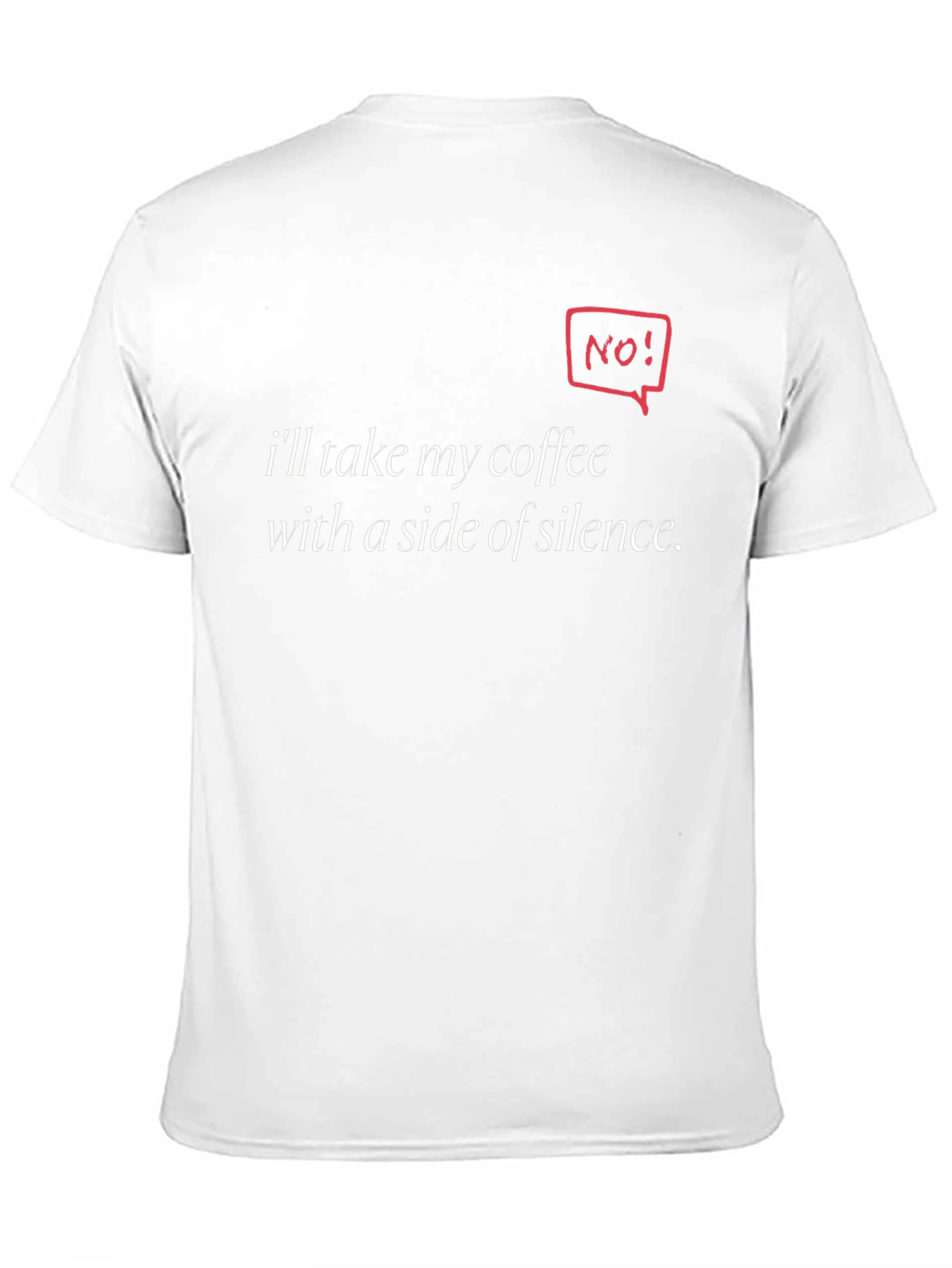 Coffee & Silence Graphic Tee - Introvert Humor