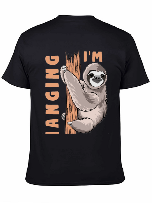 Im Hanging Sloth Graphic T-Shirt - Cute & Comfy