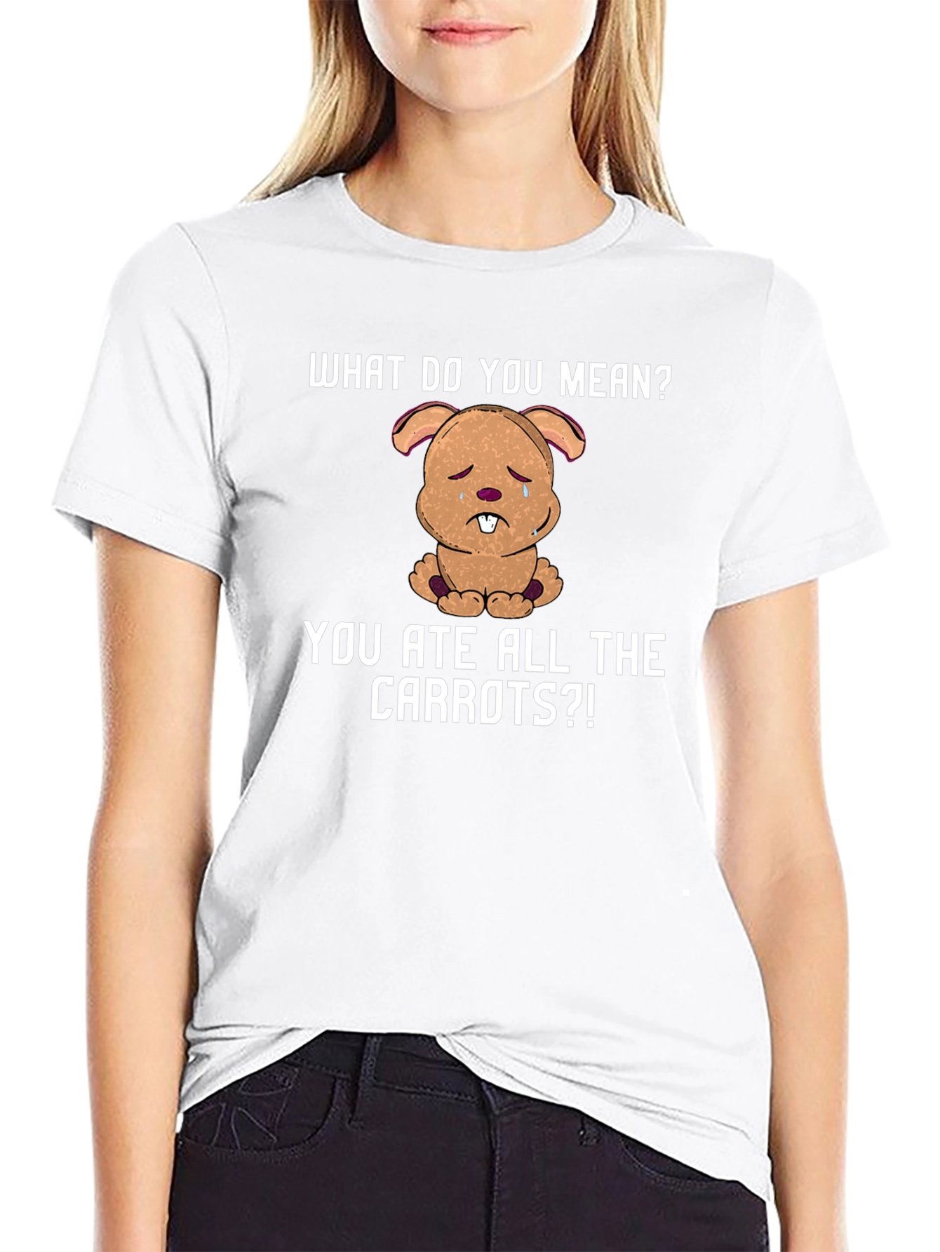 Sad Bunny Carrots T-Shirt
