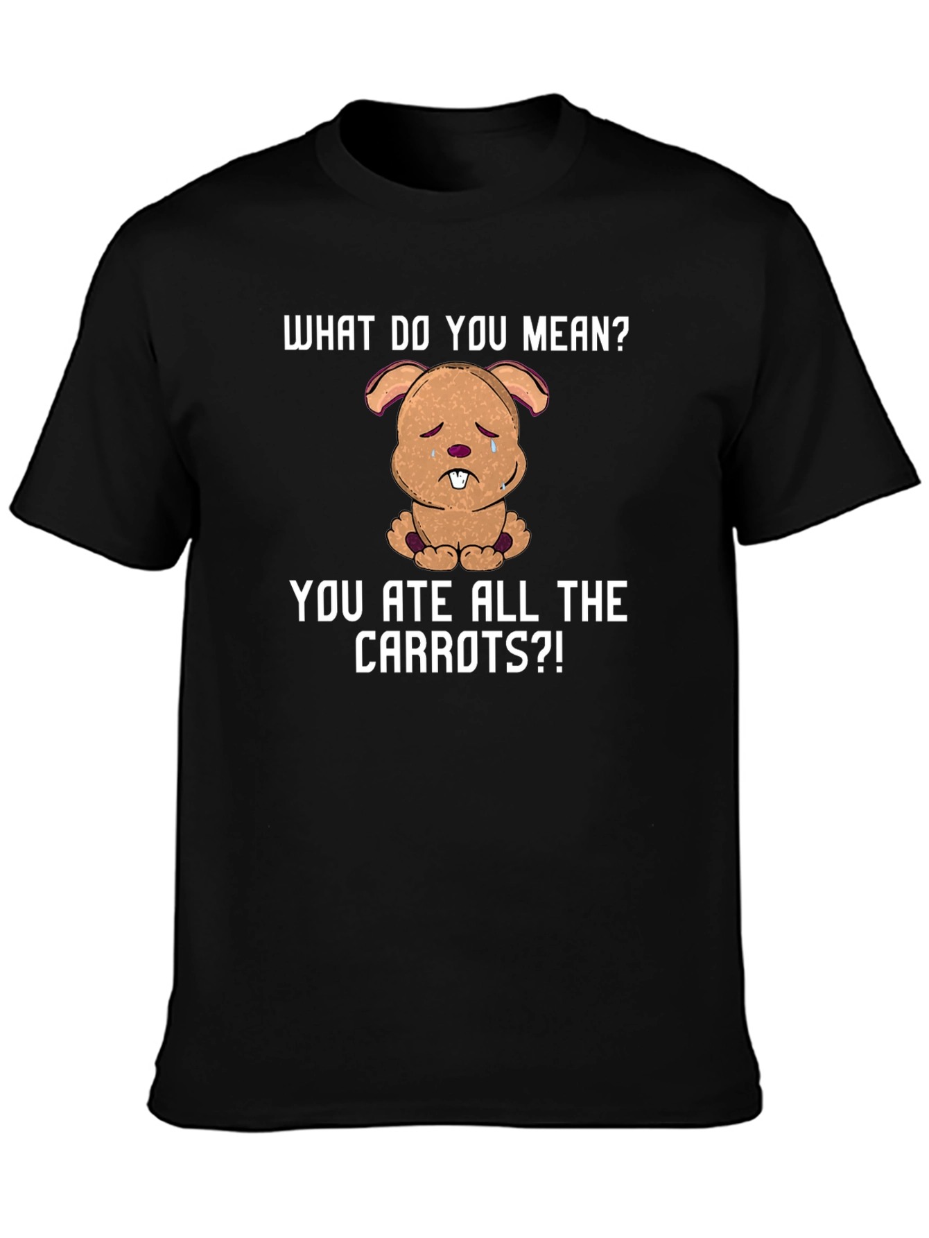 Sad Bunny Carrots T-Shirt