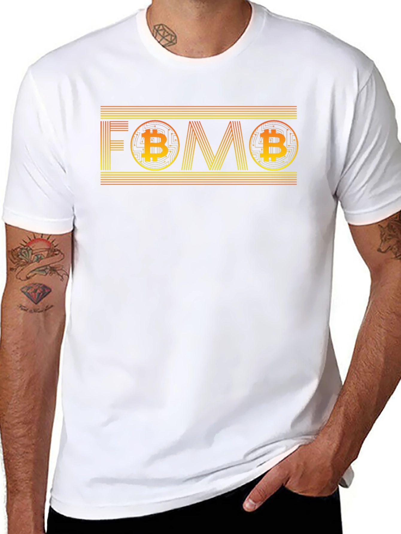 Bitcoin FOMO Graphic Tee - Crypto Hype Shirt