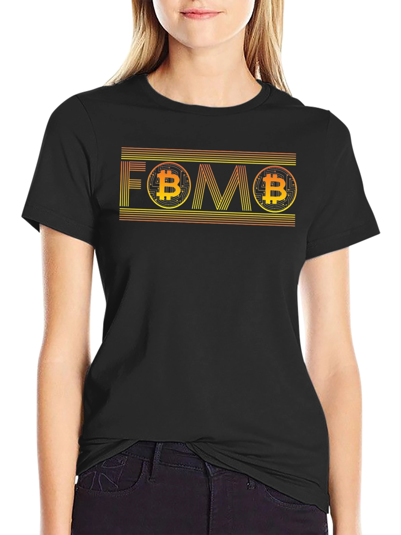 Bitcoin FOMO Graphic Tee - Crypto Hype Shirt