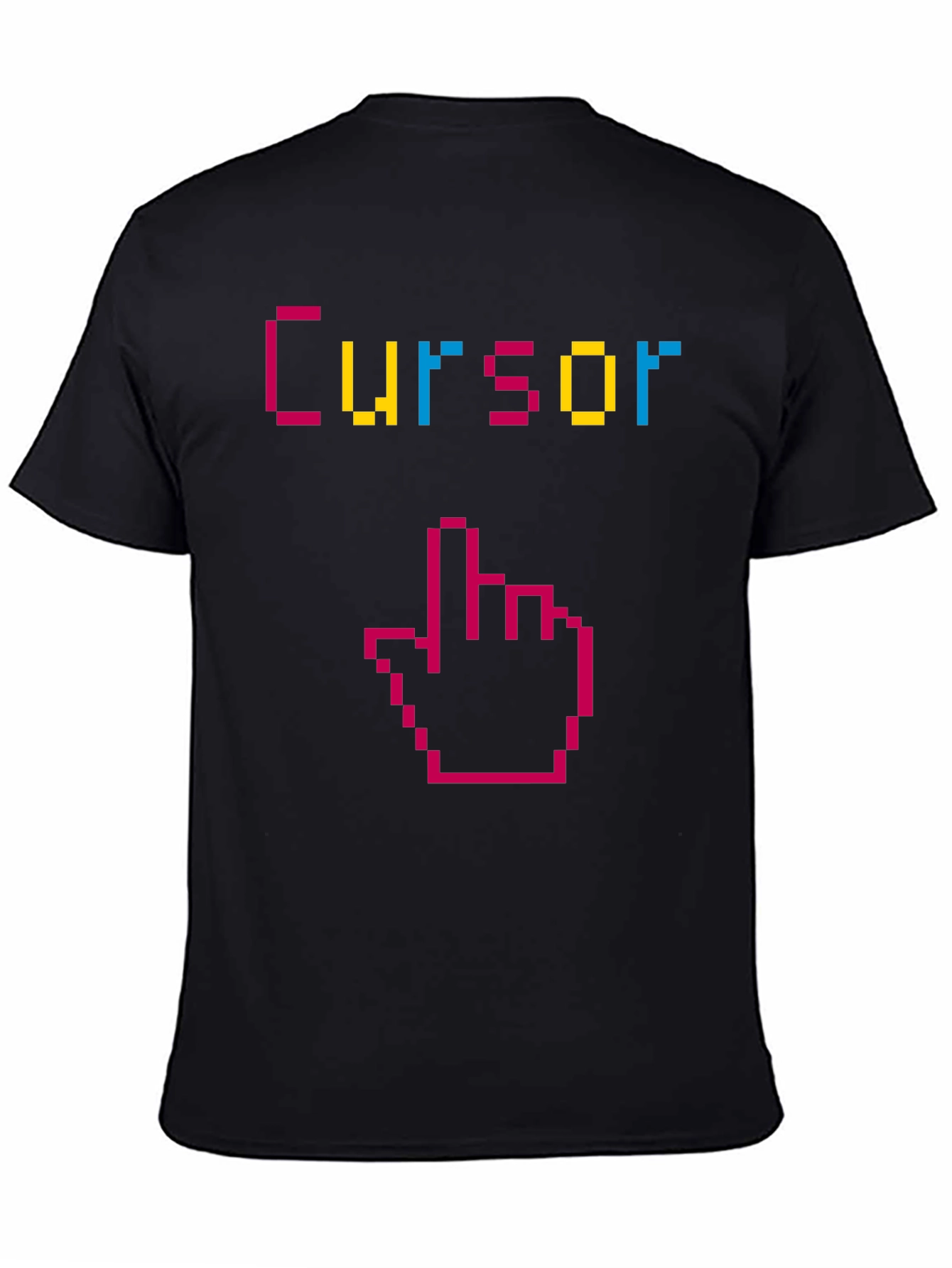 Pixel Cursor Graphic Tee - Gamer Style Shirt
