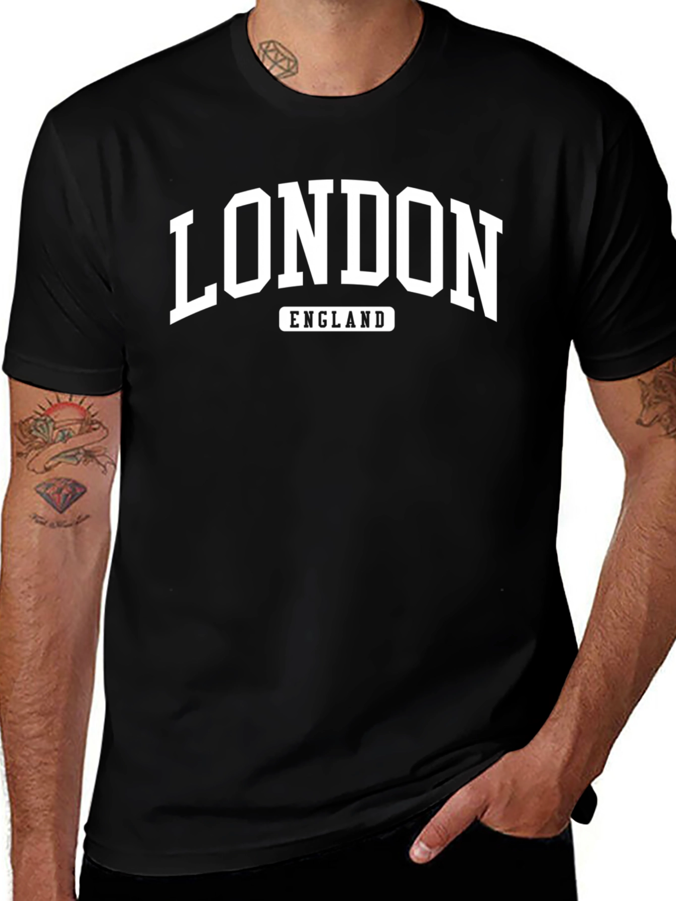 London England Graphic Print T-Shirt