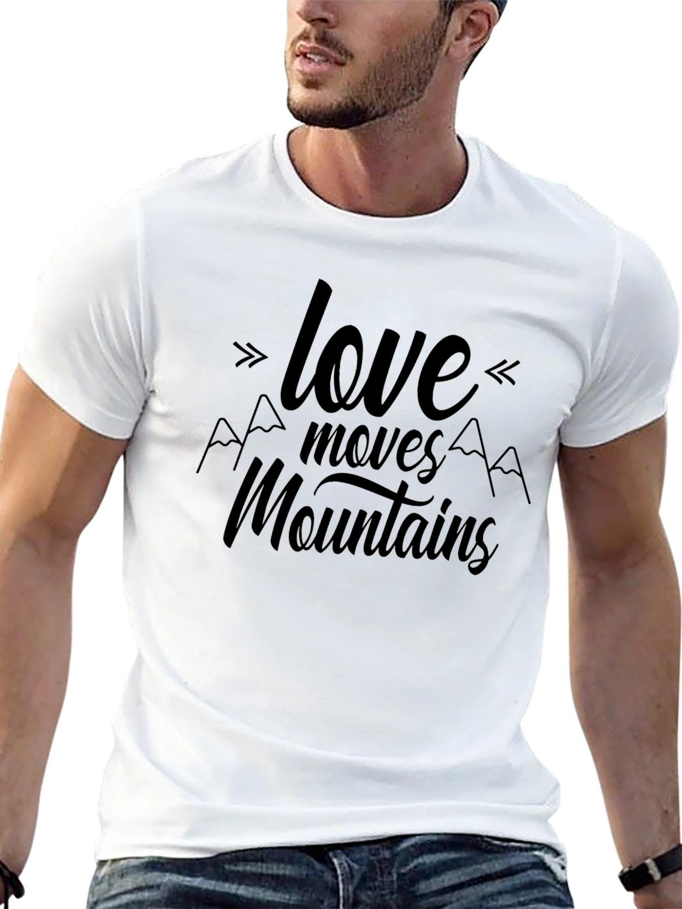 Love Moves Mountains Graphic Tee