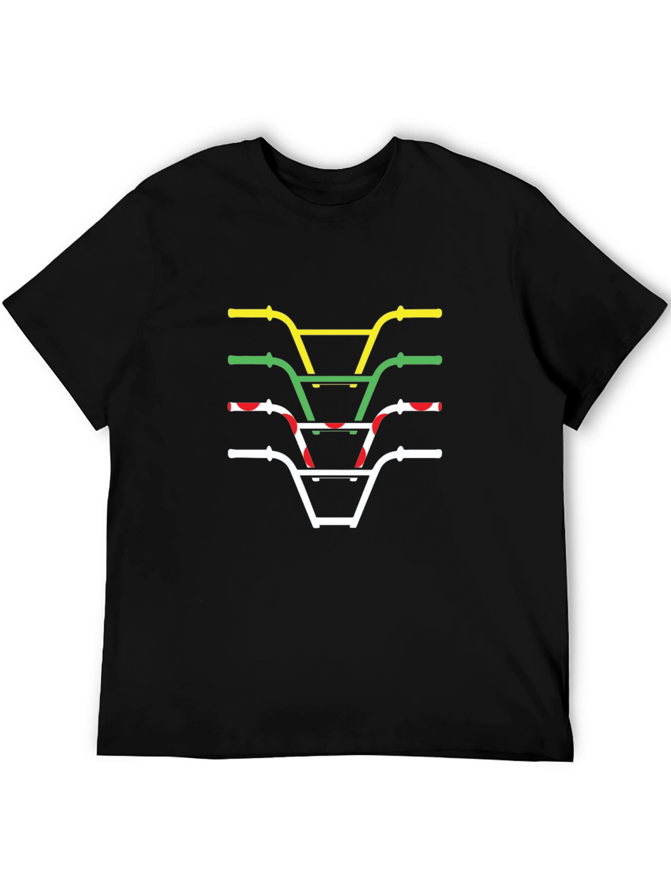 BMX Handlebars Graphic Tee - Cool Bike Lover Shirt