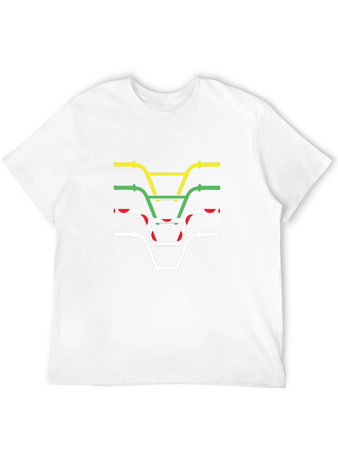 BMX Handlebars Graphic Tee - Cool Bike Lover Shirt